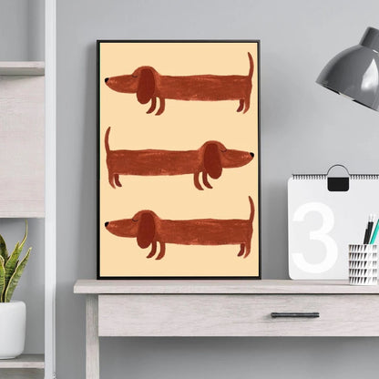 Dachshund Dog Poster - Lia's Room