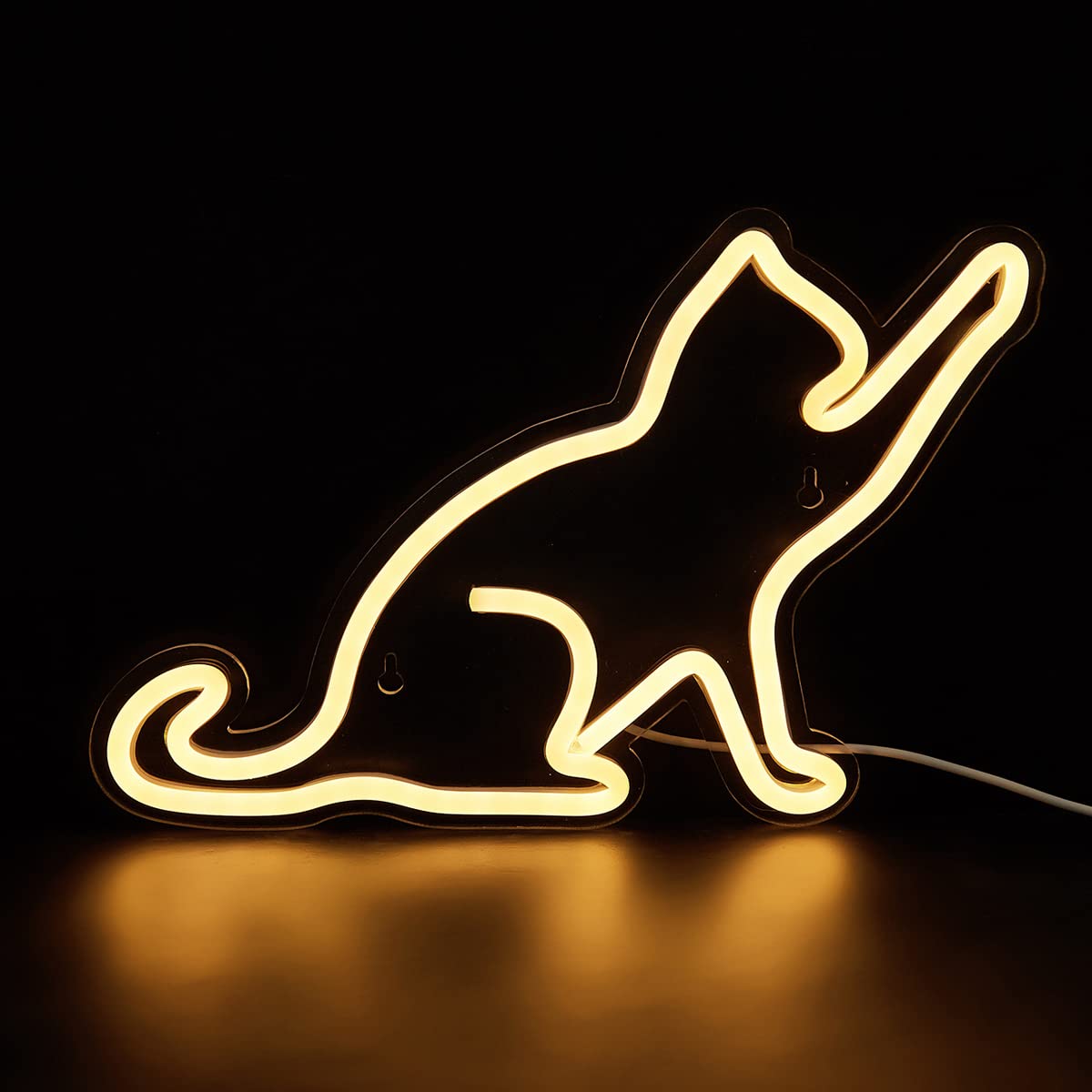 Cat Neon Wall Light - Lia's Room