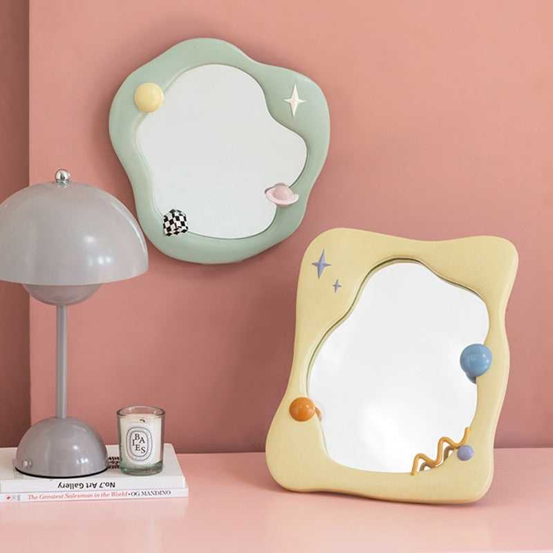 Pastel Irregular Mirror Shape - Lia's Room