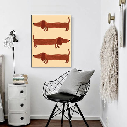 Dachshund Dog Poster - Lia's Room