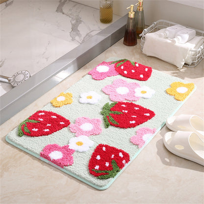 Strawberry Rug - Lia's Room