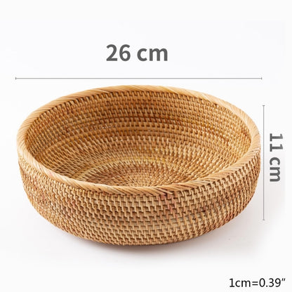 Handwoven Rattan Fruit Tray and Storage Box - Lia's Room