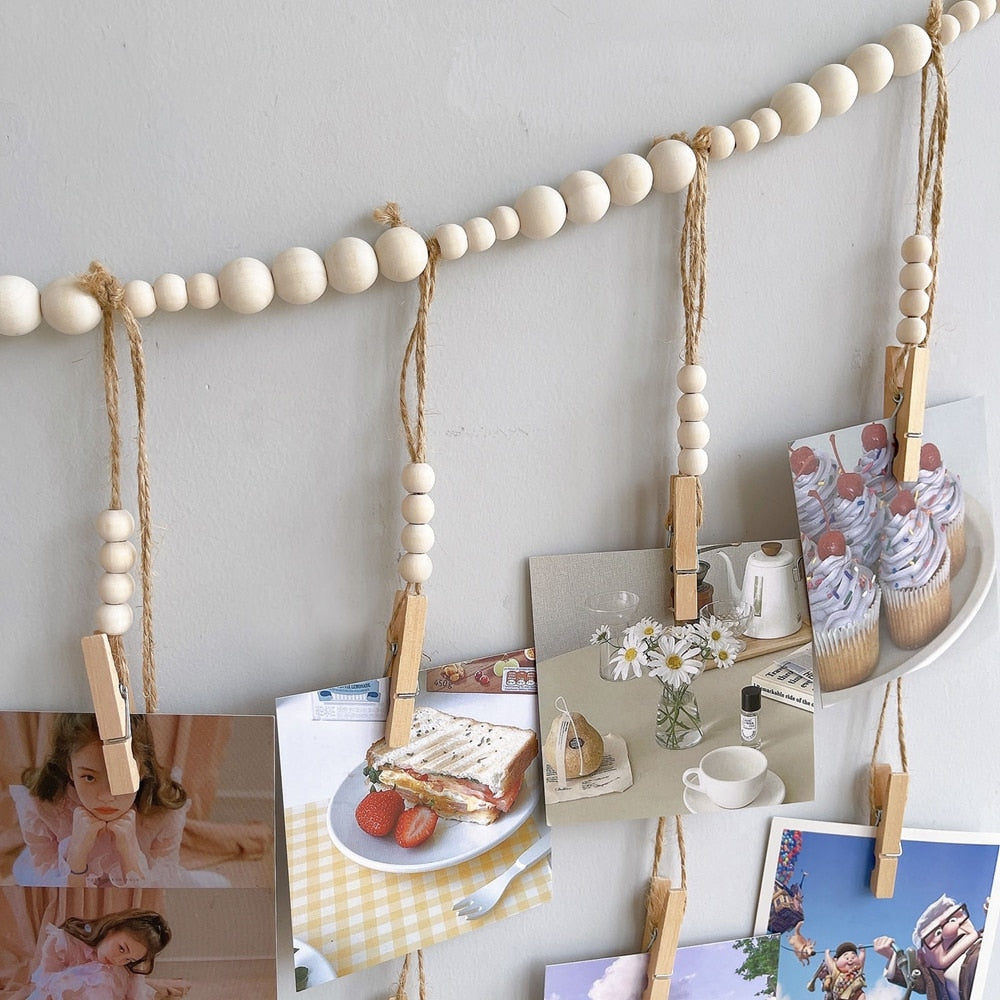 Boho Wall Photo Display - Lia's Room