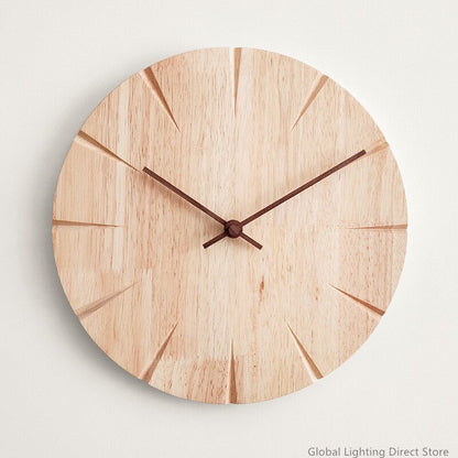 Simple Elegance Wooden Wall Clock - Lia's Room