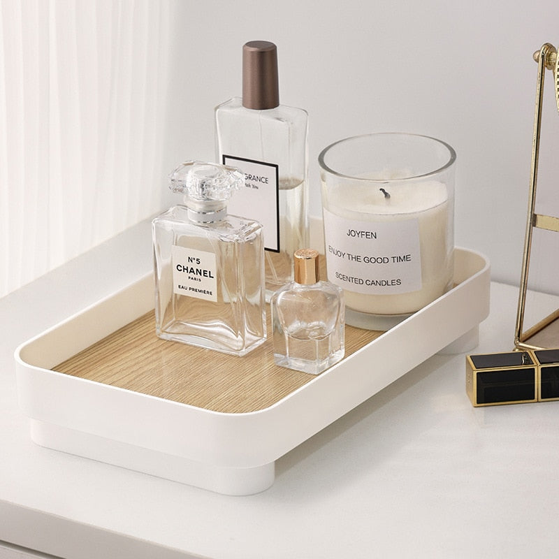 Wooden White Tray Decor - Lia's Room