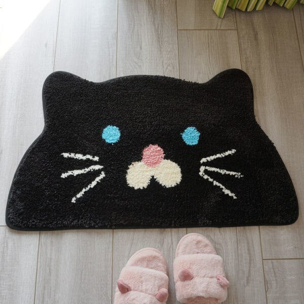 Cat Cartoon Rug - Lia's Room