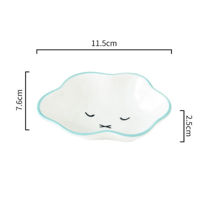 Cute Cloud Ceramic Dish - Lia's Room