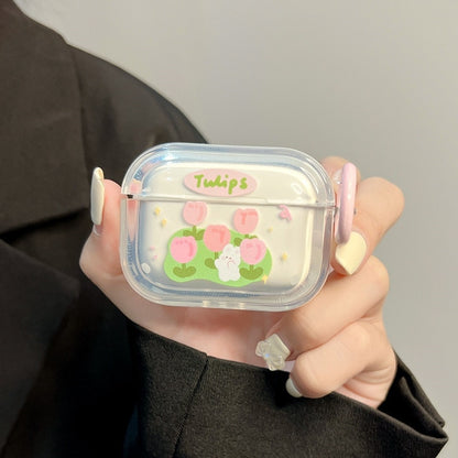 Pink Tulip Airpod Case - Lia's Room