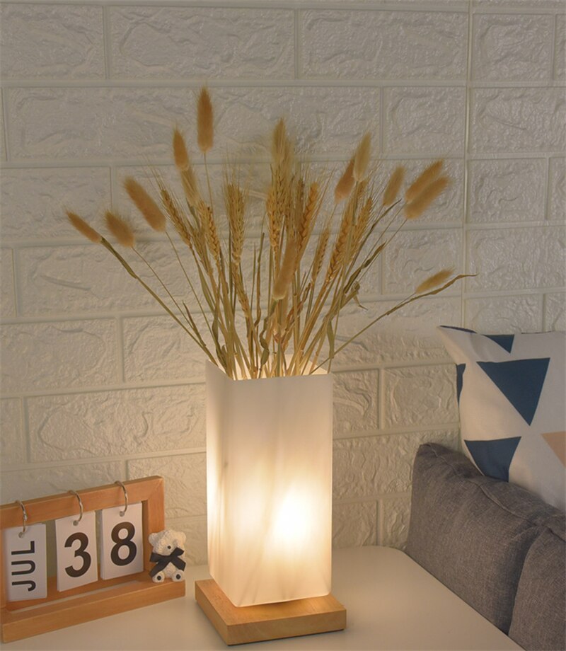 Nordic Wooden Table Lamp - Lia's Room