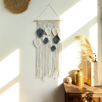 Leaf Wall Macrame Tapestry - Lia's Room