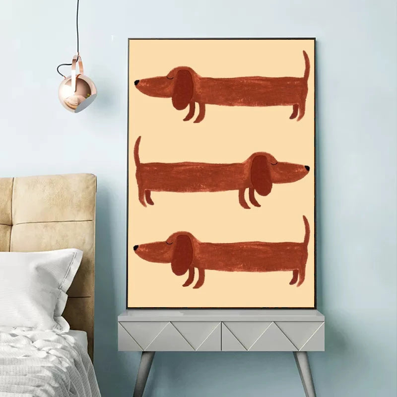 Dachshund Dog Poster - Lia's Room