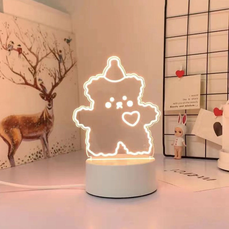 Kawaii Teddy Bear Light - Lia's Room