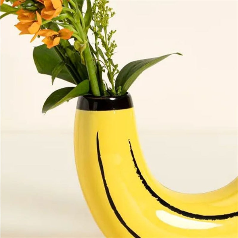 Banana Contemporary Vase - Lia's Room