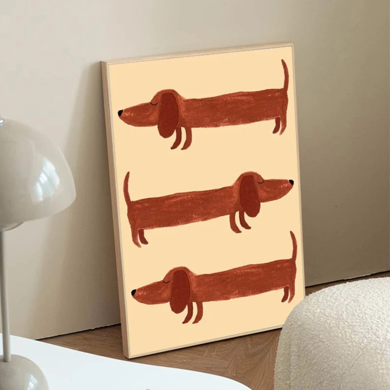 Dachshund Dog Poster - Lia's Room