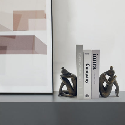 Human-Shaped Antique Bookends - Lia's Room