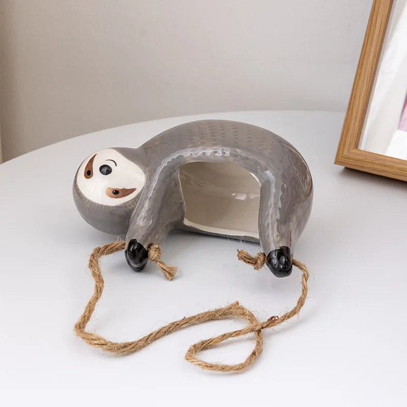 Hanging Sloth Planter - Lia's Room