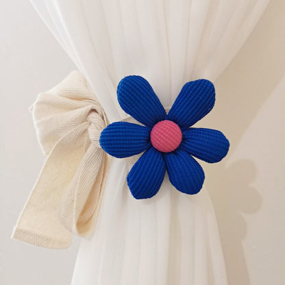 Flower Curtain Tiebacks - Lia's Room