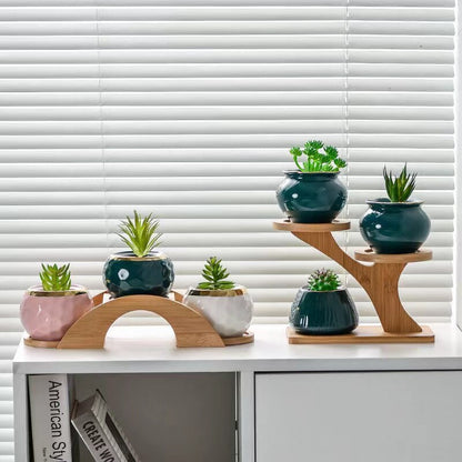 Woodland Oasis Flower Pot Shelf - Lia's Room