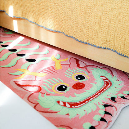 Pink Dragon Rug - Lia's Room