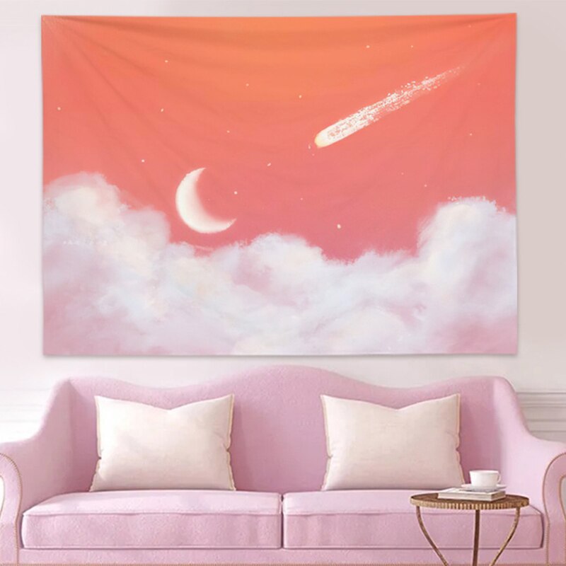 Pink Wall Tapestry - Lia's Room