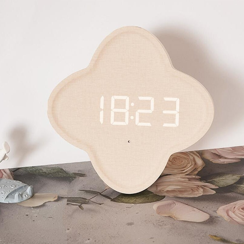 Solid Wood Digital Clock - Lia's Room