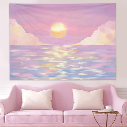 Pink Wall Tapestry - Lia's Room