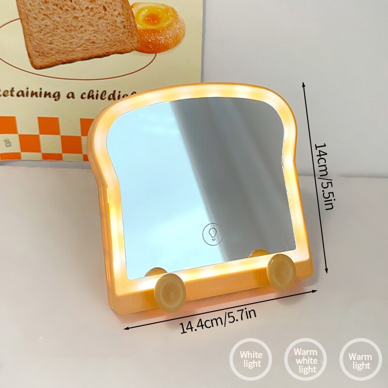 Toast Light Up Makeup Mirror - Lia's Room