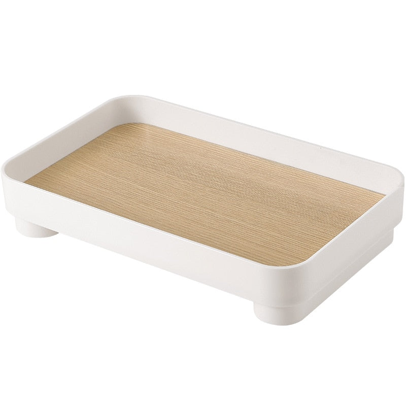 Wooden White Tray Decor - Lia's Room