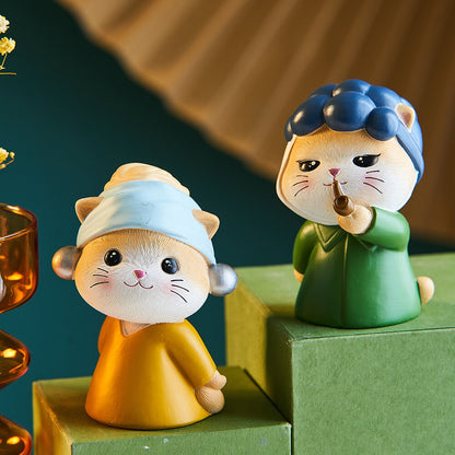 Creative Cat Figurines Collectibles - Lia's Room