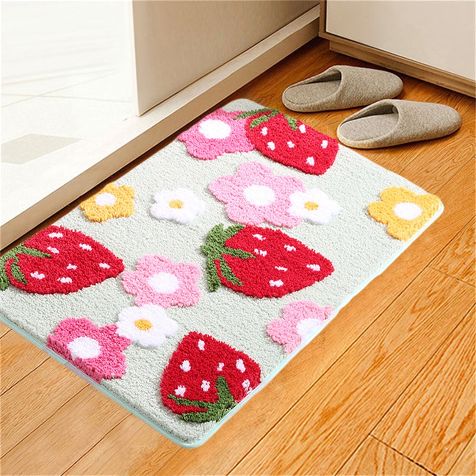 Strawberry Rug - Lia's Room