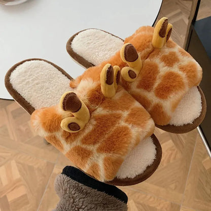 Giraffe Slippers - Lia's Room