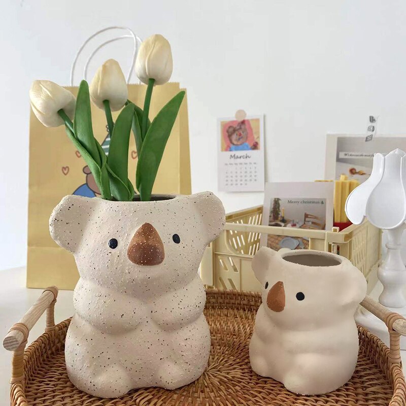 Koala Hug Ceramic Vase - Lia's Room