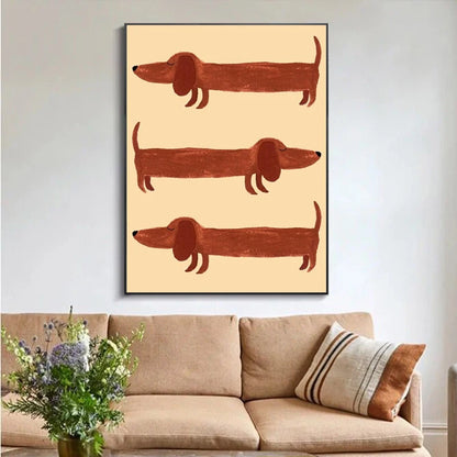 Dachshund Dog Poster - Lia's Room