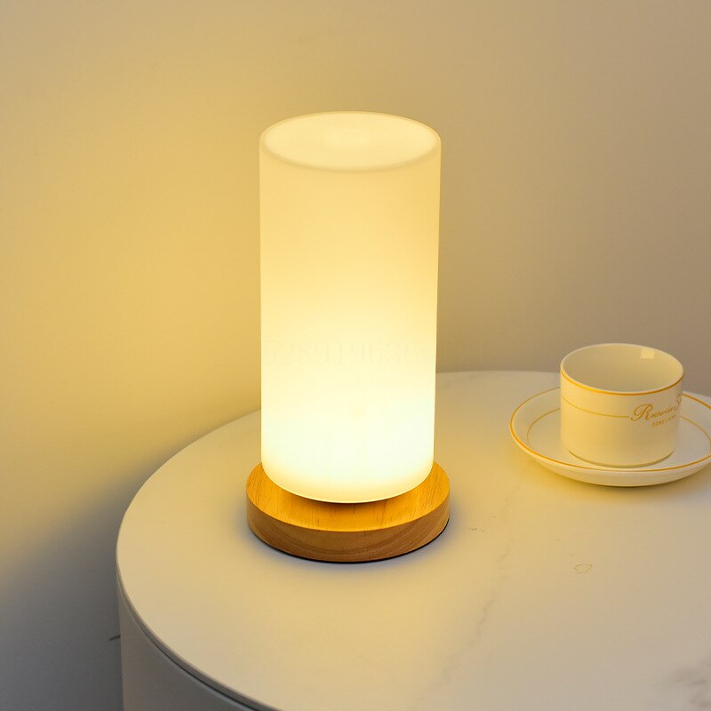 Nordic Wooden Table Lamp - Lia's Room