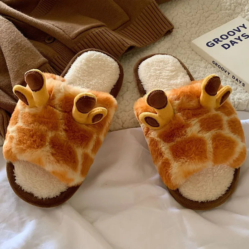 Giraffe Slippers - Lia's Room