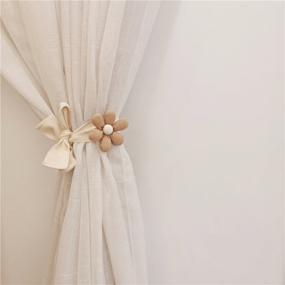 Flower Curtain Tiebacks - Lia's Room