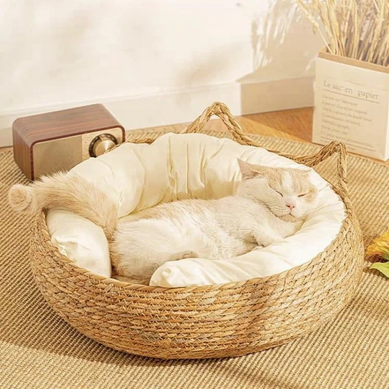 Woven Cat Bed - Lia's Room