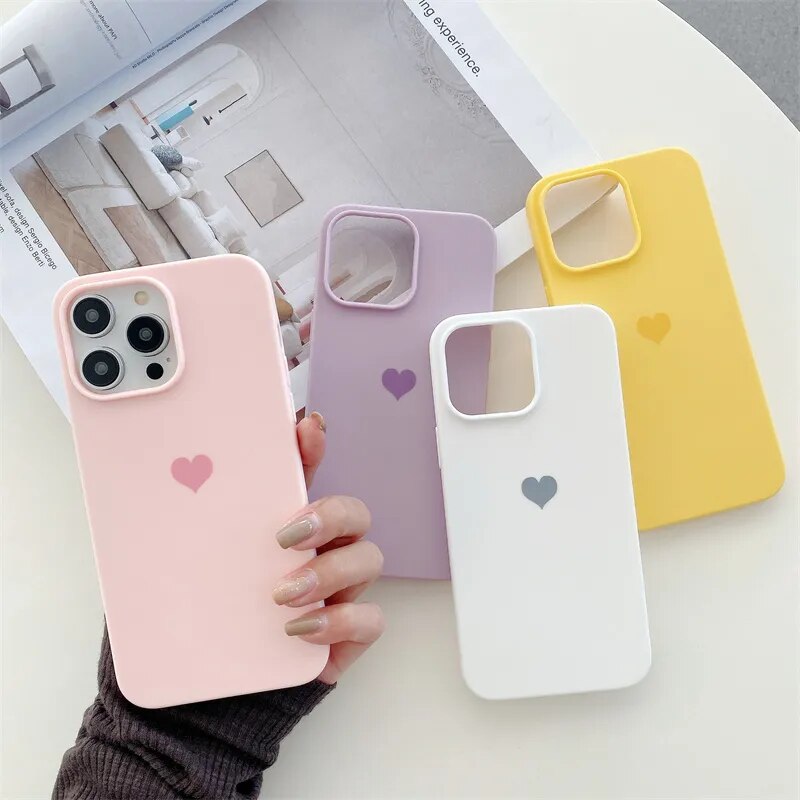 Pastel Heart iPhone Case - Lia's Room