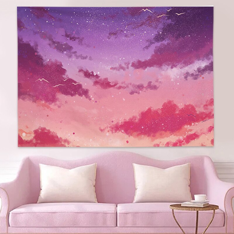 Pink Wall Tapestry - Lia's Room