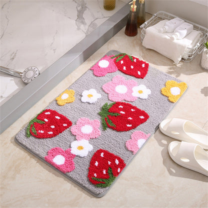 Strawberry Rug - Lia's Room