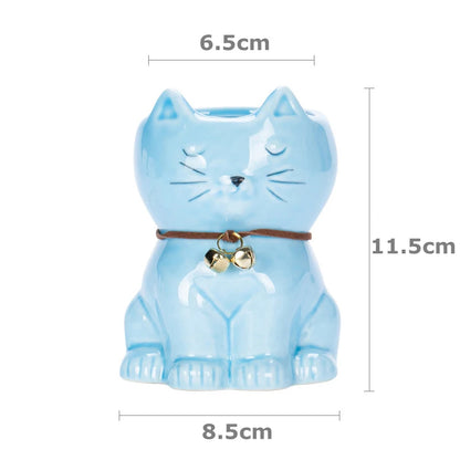 Ceramic Kitty Flower Pot - Lia's Room