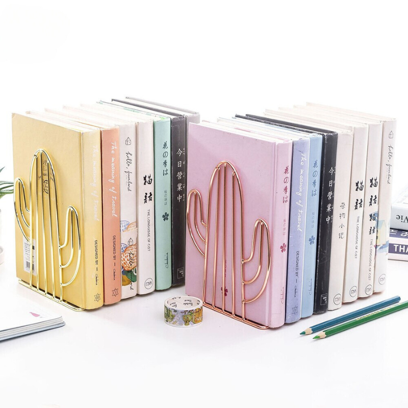 Style Cactus Metal Bookends - Lia's Room