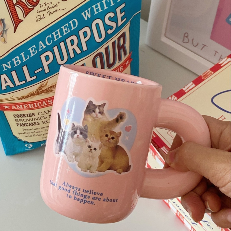 Pink Kitty Mug - Lia's Room