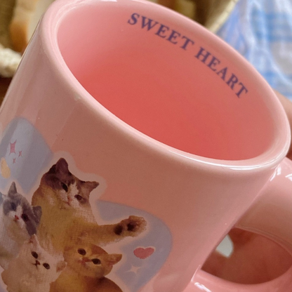 Pink Kitty Mug - Lia's Room