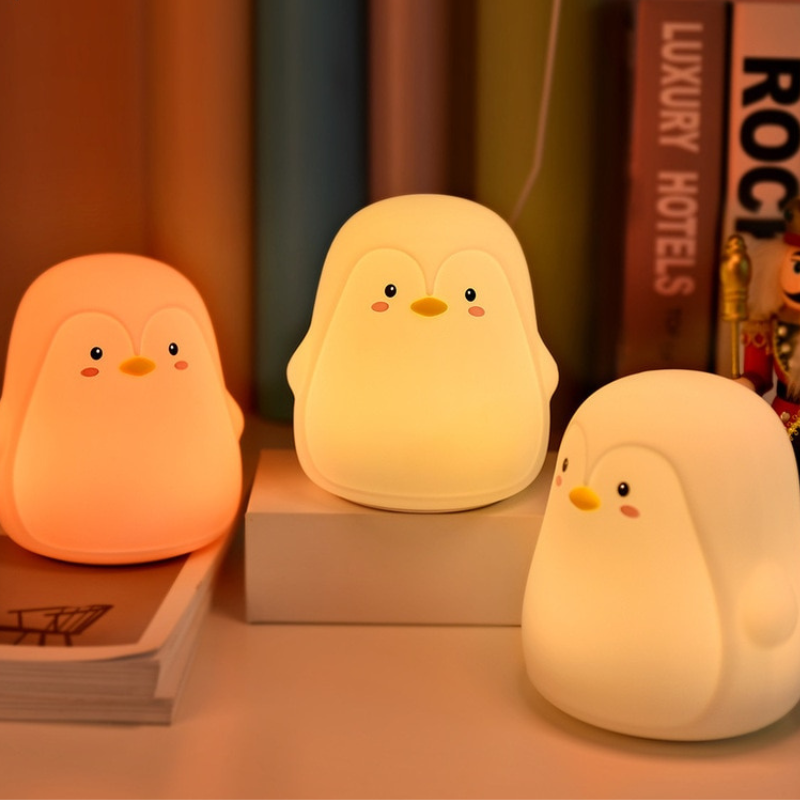 Cute Penguin LED Night Light - Lia's Room