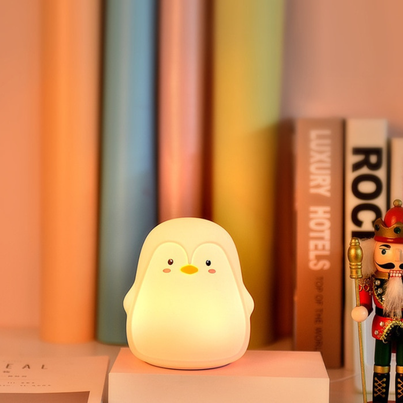 Cute Penguin LED Night Light - Lia's Room