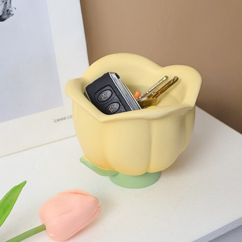 Flower Ceramic Ring Tray - Lia's Room