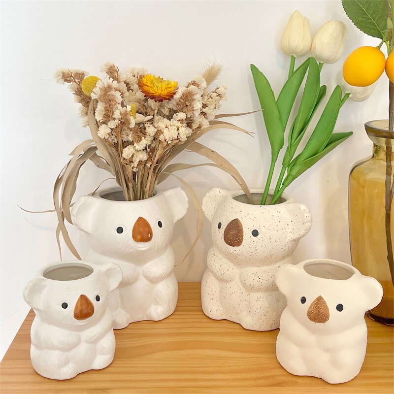 Koala Hug Ceramic Vase - Lia's Room