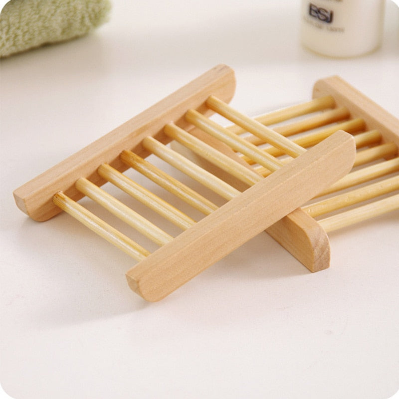 Natural Wood Soap Holder - Lia's Room