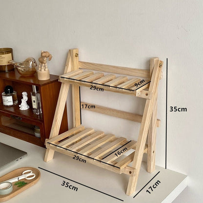 Wooden Desk Rack - Lia's Room